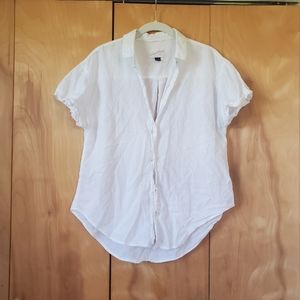 Target Universal Thread Button Down Linen Shirt S